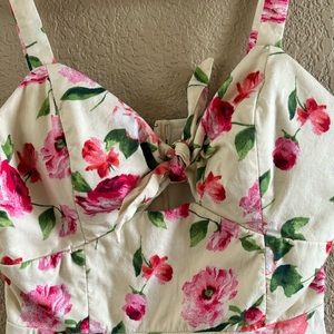 Floral summer and spring dress
